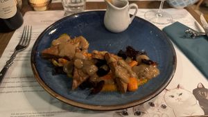 Gorgeous meal  at Romeow Cat Bistrot in Rome