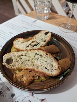 seitan antipasto at Romeow Cat Bistrot in Rome