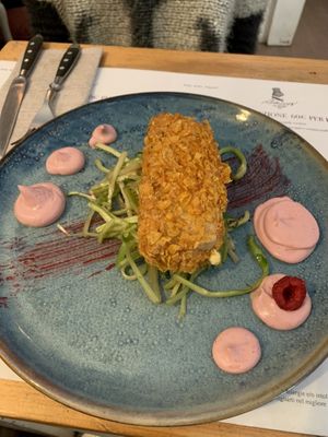 Tofu croccante  at Romeow Cat Bistrot in Rome