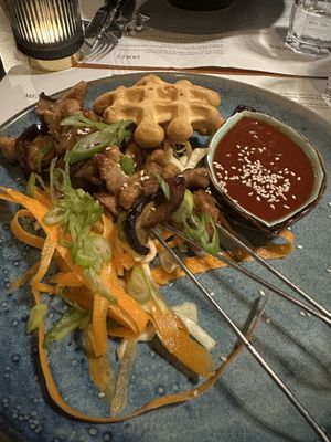 Soja Yakitori  at Romeow Cat Bistrot in Rome