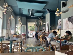 Venue is nice and airy 😊  at Romeow Cat Bistrot in Rome