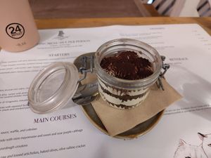 Tiramisu at Romeow Cat Bistrot in Rome