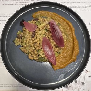 fregola  at Romeow Cat Bistrot in Rome