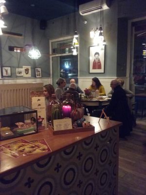 Indoor at Romeow Cat Bistrot in Rome