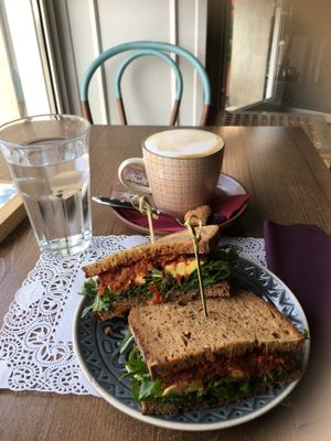 Good sandwich! at Romeow Cat Bistrot in Rome