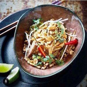Pad thai  at Romeow Cat Bistrot in Rome