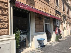 Outside at Romeow Cat Bistrot in Rome
