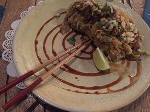 Pad thay  at Romeow Cat Bistrot in Rome