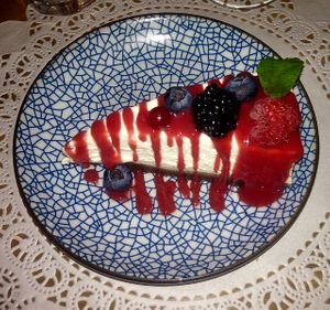 White cake, delicious!  at Romeow Cat Bistrot in Rome