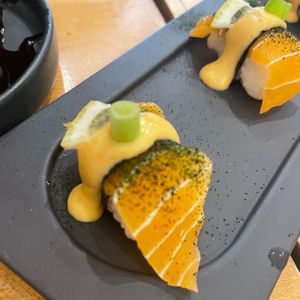 Fake Zalmon  at Beyond Sushi in New York City