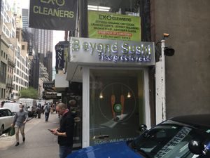 Front entrance at Beyond Sushi in New York City