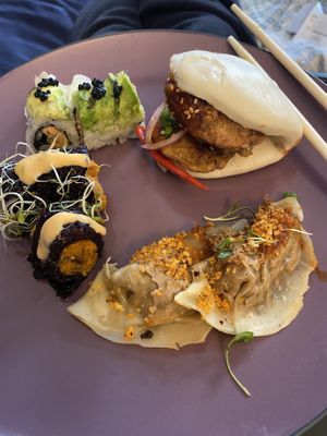 Got delivery  at Beyond Sushi in New York City