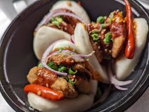 Spicy Chkn' Bao at Beyond Sushi in New York City