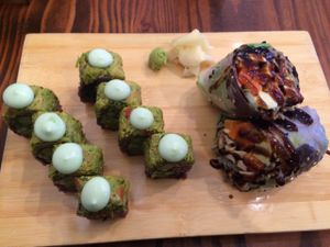 yum yum yum!! at Beyond Sushi in New York City