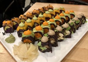 Def loved them all, but I’m a sucker for mushroom anything! at Beyond Sushi in New York City