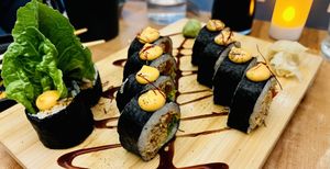 Spicy Jackfruit Crab  at Beyond Sushi in New York City