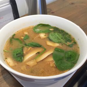 FYI: a little wasabi in the soup is a great idea! at Beyond Sushi in New York City