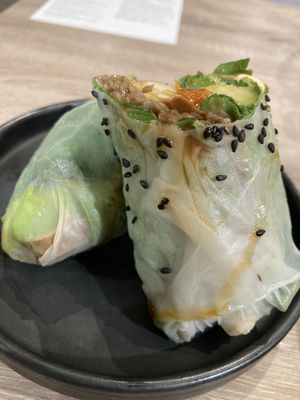 Nutty Buddy Wrap  at Beyond Sushi in New York City