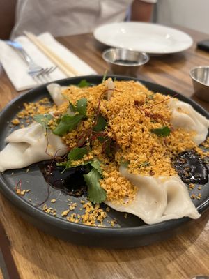 Dumplings   at Beyond Sushi in New York City