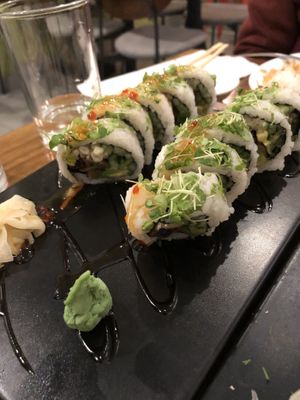 Ube crunch   at Beyond Sushi in New York City