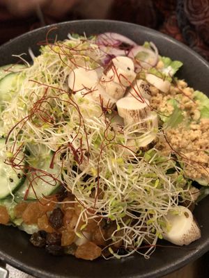 Yuzu salad   at Beyond Sushi in New York City