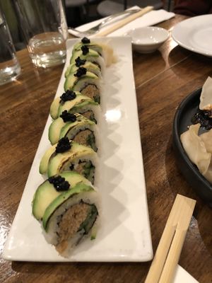 Grilled avocado   at Beyond Sushi in New York City