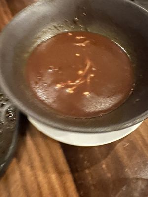 Mushroom soup  at Beyond Sushi in New York City