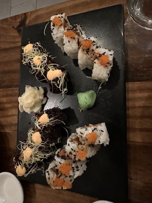 Rolls  at Beyond Sushi in New York City