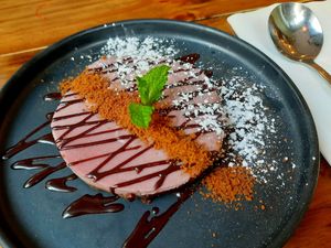 Cheesecake at Beyond Sushi in New York City