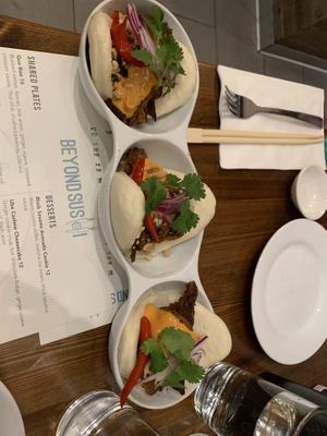Baos  at Beyond Sushi in New York City