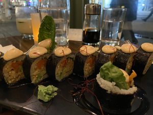 That's the Jackfruit Roll, Stupendous!   at Beyond Sushi in New York City