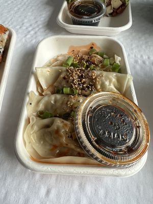 Ginger Beef Dumplings  at Beyond Sushi in New York City