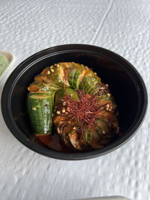 Spicy Cucumbers  at Beyond Sushi in New York City