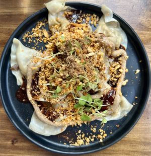 Smoked oyster mushroom Bao  at Beyond Sushi in New York City