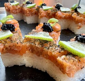 Ohizushi Spicy "Salmon"  at Beyond Sushi in New York City