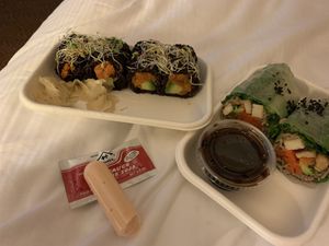 Mayo was delish!!  at Beyond Sushi in New York City