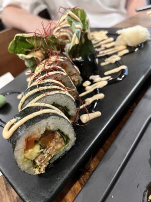 Crab roll  at Beyond Sushi in New York City