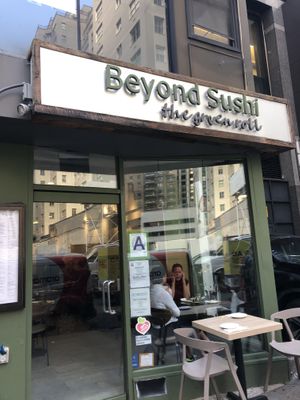 Front door   at Beyond Sushi in New York City