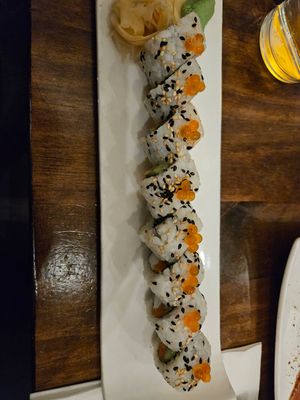 Philadelphia roll at Beyond Sushi in New York City