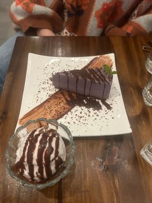 cheesecake was AMAZING!!  at Beyond Sushi in New York City