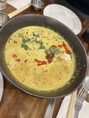 Coconut Curry Soupp  at Beyond Sushi in New York City