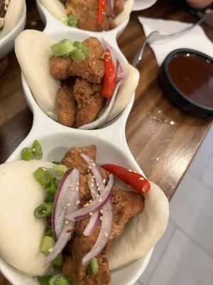Fried Chick’n Bao  at Beyond Sushi in New York City