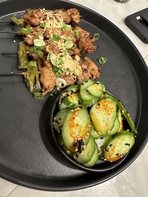 Chick’n Yakitori Skewers   at Beyond Sushi in New York City