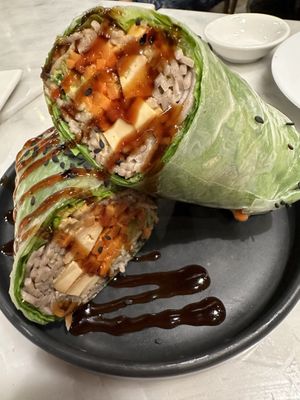 Nutty Butty Wrap  at Beyond Sushi in New York City