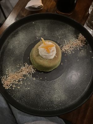 Pandan Cake  at Beyond Sushi in New York City