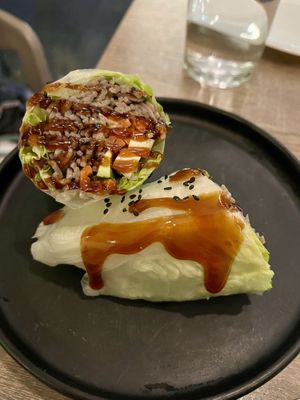 Nutty buddy (non-vegan approved)  at Beyond Sushi in New York City