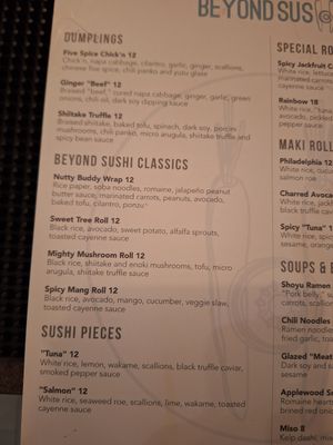  at Beyond Sushi in New York City