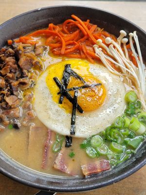 Shoyu ramen at Beyond Sushi in New York City