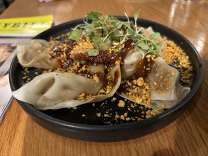 Shiitake Truffle Dumplings   at Beyond Sushi in New York City