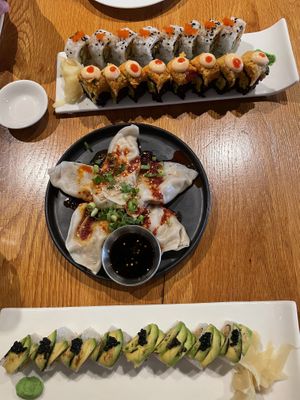  Sushi and dumplings at Beyond Sushi in New York City